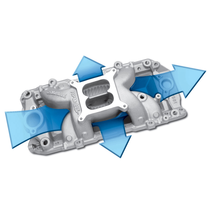 Edelbrock B/B Chevy O-Port RPM Air-Gap Manifold 7561 Photo - out of package