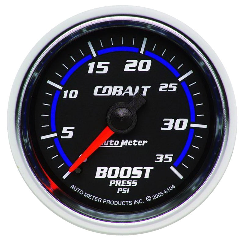 Autometer 2-1/16" Boost, 0-35 Psi, Mechanical, Cobalt 6104 Photo - Primary