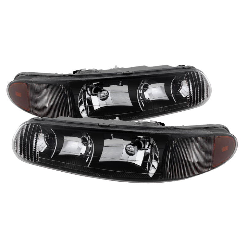 SPYDER Xtune Buick Century 97-05 Regal 97-04 Crystal Headlights Black HD-JH-BUCEN97-AM-BK 9025235 9025235 Photo - Primary