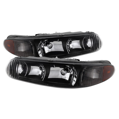 SPYDER Xtune Buick Century 97-05 Regal 97-04 Crystal Headlights Black HD-JH-BUCEN97-AM-BK 9025235 9025235 Photo - Primary