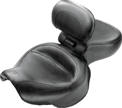 Mustang Motorcycle Mustang 00-08 Honda VT1100 Sabre,97-08 Spirit,87-97 Shadow Wide Touring 1PC Seat - Black 79239 79239 Photo - Primary