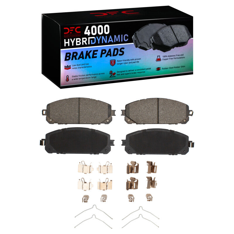 DFC DFC 4000 HybriDynamic Brake Pads Brakes, Rotors & Pads Brake Pads - OE main image