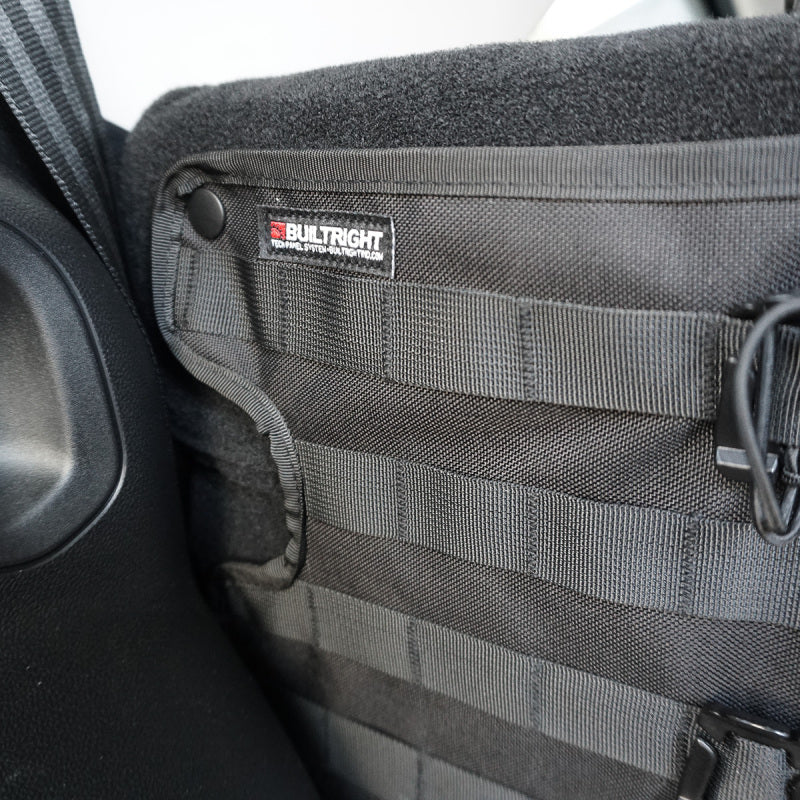 BuiltRight Industries 2021+ Ford Bronco Sport Rear Seat Back Velcro Tech Panel Kit 105030 105030 Photo - Unmounted