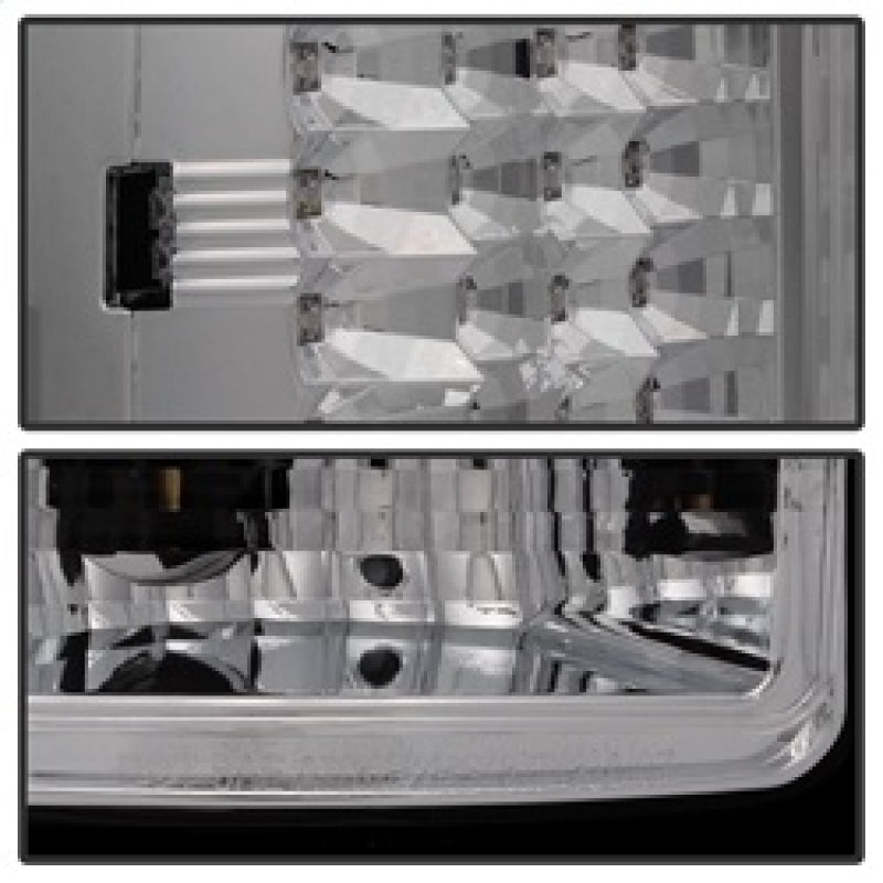 Spyder GMC Sierra 07-13 (Not fit 3500 Dually 4 Rear Wheels)LED Tail Lights Chrome ALT-YD-GS07-LED-C 5014931 5014931 Photo - Unmounted