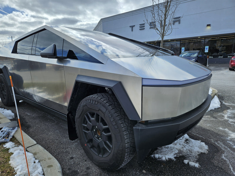 Rally Armor 2024 Tesla Cybertruck Black UR Mud Flap Metallic Black Logo MF112-UR-BLK-SIL MF112-UR-BLK-SIL User 1