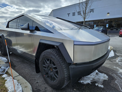 Rally Armor 2024 Tesla Cybertruck Black UR Mud Flap Metallic Black Logo MF112-UR-BLK-SIL MF112-UR-BLK-SIL User 1