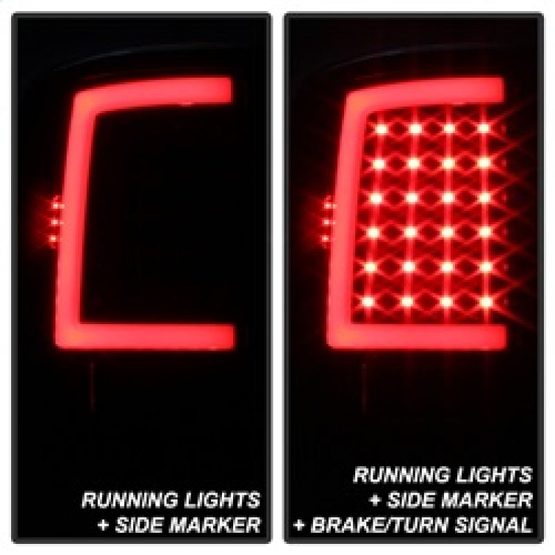 SPYDER xTune 09-18 Dodge Ram 1500 LED Tail Lights - Black Smoke (ALT-ON-DR09-LBLED-BSM) 9038488 9038488 Photo - Unmounted