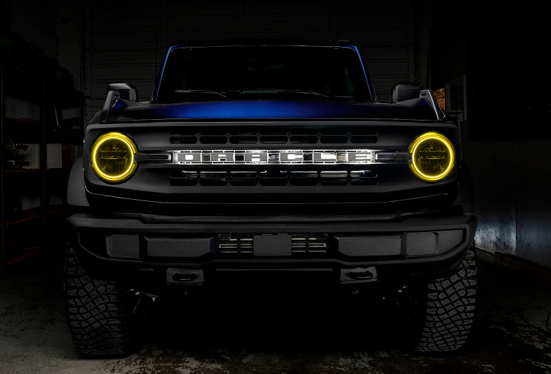 ORACLE Lighting Oracle 2021 Ford Bronco Base Headlight LED Halo Kit - ColorSHIFT - w/ BC1 Controller 1470-335 1470-335 User 1
