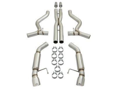 aFe  POWER MACH Force-Xp 3" Aggressive Toned Cat-Back Exhaust System 49-33088-P Photo - Unmounted