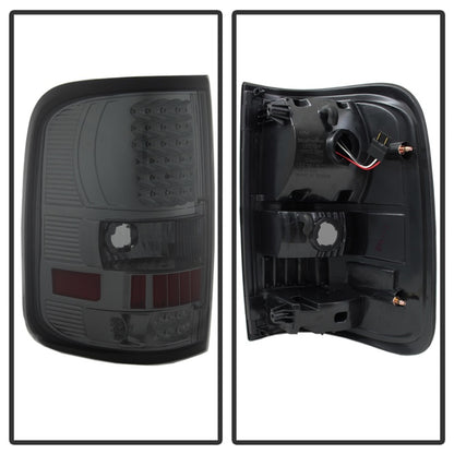 SPYDER Xtune Ford F150 Styleside 04-08 (Not Fit Heritage & SVT) LED Tail Lights Smoke ALT-ON-FF15004-LED-SM 5012920 5012920 Photo - Unmounted