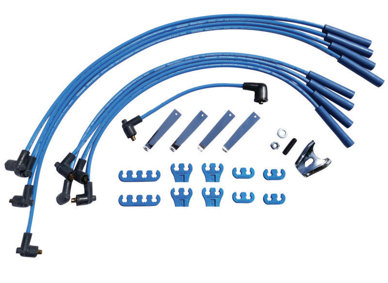 Moroso Chevrolet Big Block Ignition Wire Dress-Up Kit - Pre-HEI - Blue Max - Spiral Core 72753 72753 Photo - Primary
