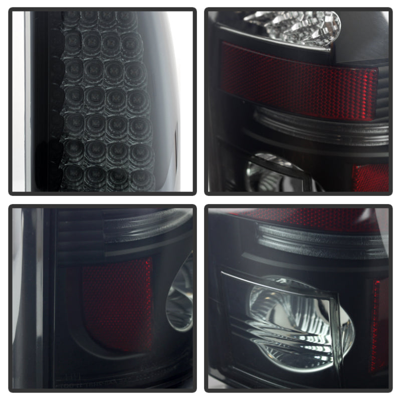 Spyder Chevy Silverado 1500 99-02 (Not Fit Stepside) LED Tail Lights Blk Smke ALT-YD-CS99-LED-BSM 5078063 5078063 User 1