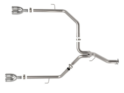 aFe Vulcan Series 3in 304SS Cat-Back 21 Jeep Gladiator V6-3.0L (td) - Dual Polished Tip 49-38095-P 49-38095-P Photo - Unmounted