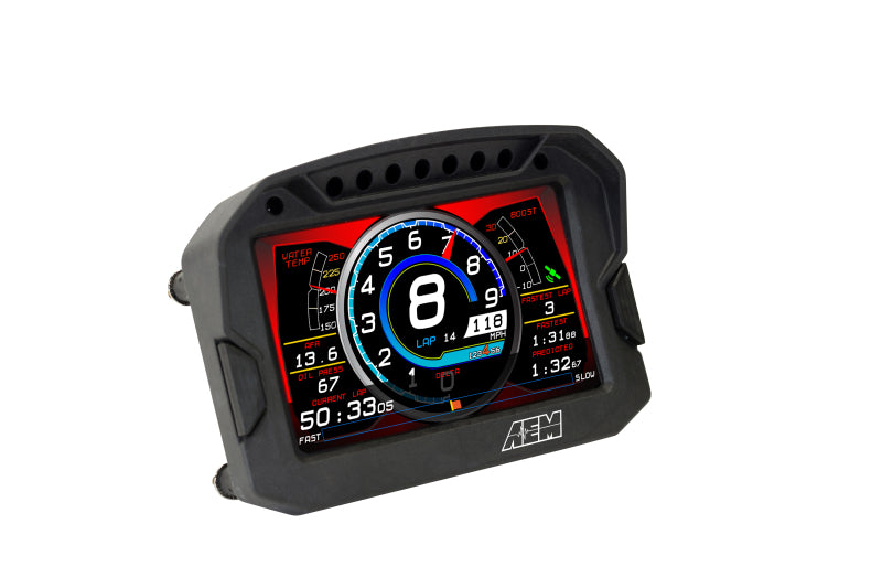 AEM CD-5LG Carbon Logging Digital Dash Display w/ Internal 10Hz GPS & Antenna 30-5603 30-5603 Photo - out of package