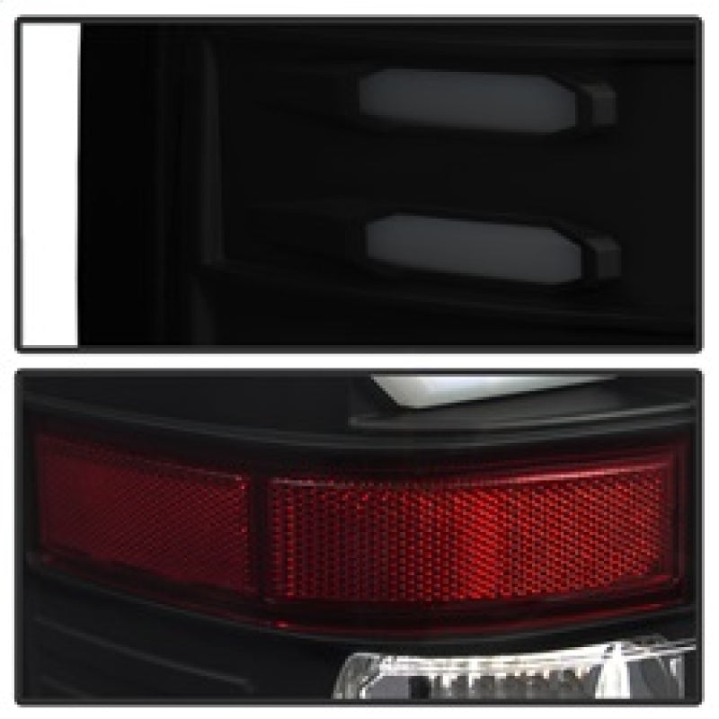 Spyder GMC Sierra 2016-2017 Light Bar LED Tail Lights - Black Smoke ALT-YD-GS16-LED-BSM 5083784 5083784 Photo - Unmounted
