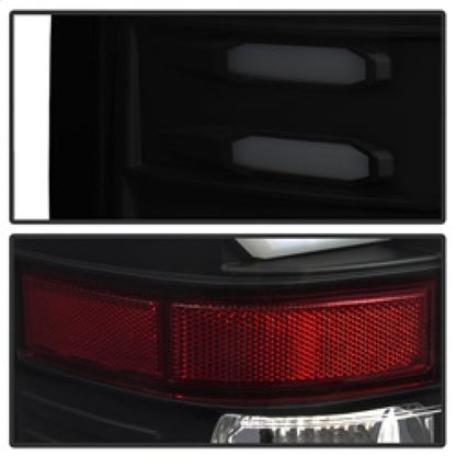 Spyder GMC Sierra 2016-2017 Light Bar LED Tail Lights - Black Smoke ALT-YD-GS16-LED-BSM 5083784 5083784 Photo - Unmounted