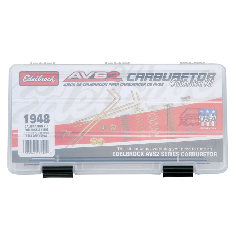 Edelbrock AVS2 Series Carburetor Calibration Kit 1948 Photo - Primary