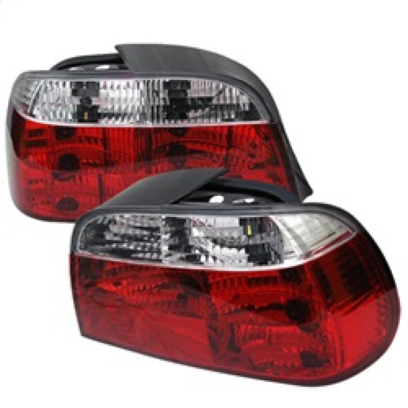 Spyder BMW E38 7-Series 95-01 Crystal Tail Lights Red Clear ALT-YD-BE3895-RC 5000651 5000651 Photo - Primary