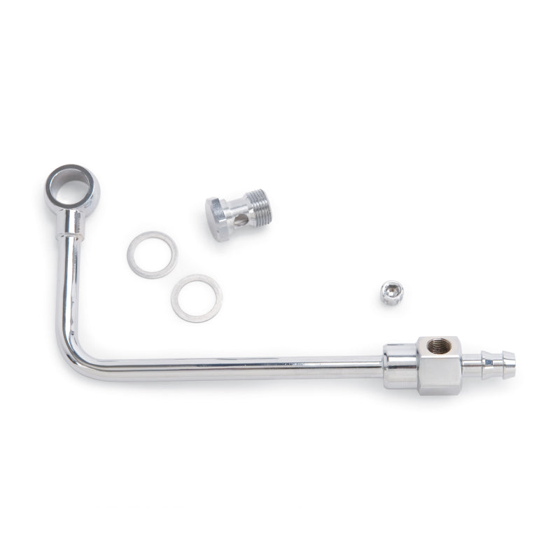 Edelbrock Fuel line, For  carburetors, 3/8" barb inlet, 1/8" NPT fuel 8126 Photo - Primary