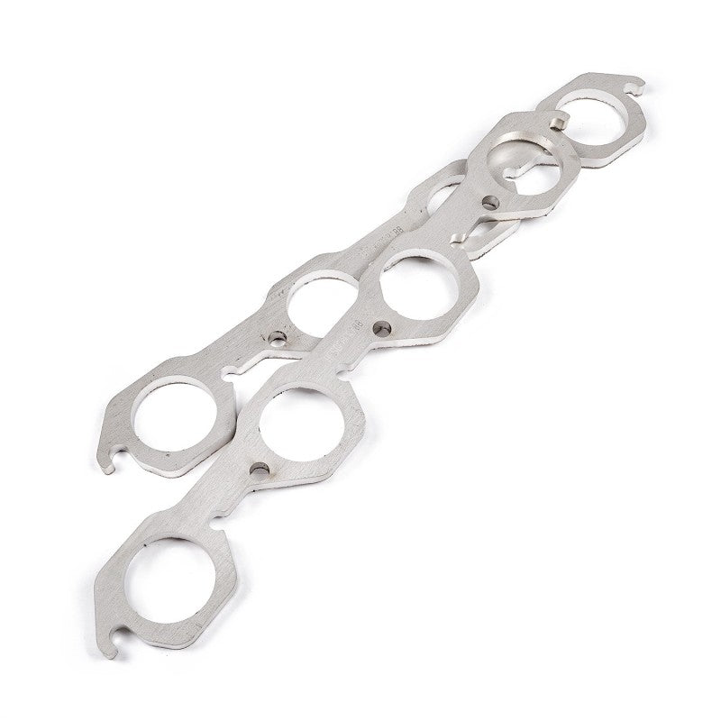 Stainless Works SBF AFR 225 Head Round Port Header 304SS Exhaust Flanges 1-7/8in Primaries HFSBFAFR188 HFSBFAFR188 Photo - Primary