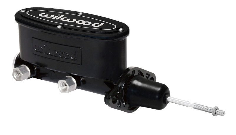 Wilwood High Volume Tandem Master Cylinder - 15/16" Bore,Black-W/Pushrod 260-13375-BK Photo - Primary