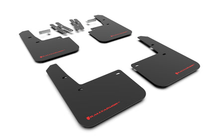 Rally Armor 18-22 Hyundai Kona Black UR Mud Flap Red Logo MF63-UR-BLK/RD MF63-UR-BLK/RD Photo - Primary