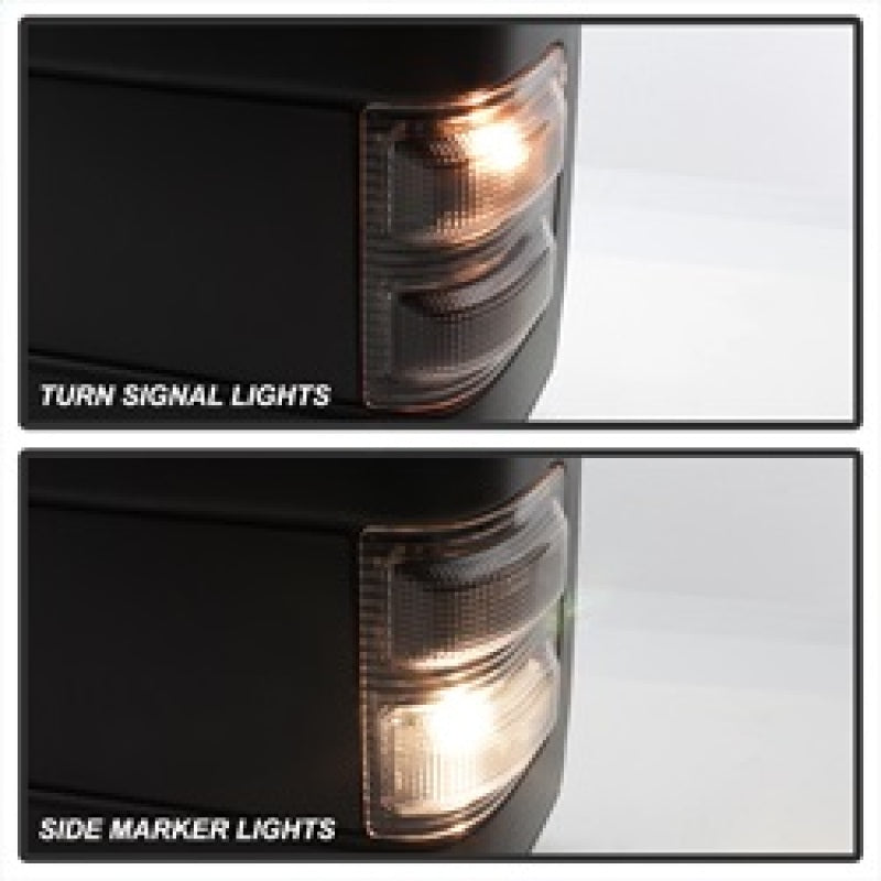 SPYDER xTune Ford SuperDuty 08-15 Extendable Heated Mirrors w/ LED Signal Smoke MIR-FDSD08S-PW-SM-SET 9935831 9935831 Photo - Unmounted