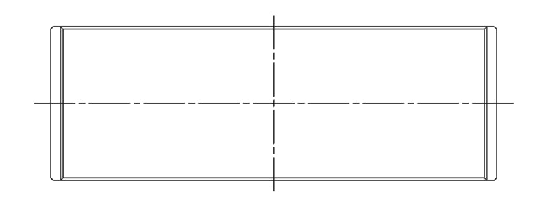 ACL Audi TFSI 5 Cyl Standard Size High Performance Rod Bearing Set 1B5562H-STD 1B5562H-STD Technical Drawing
