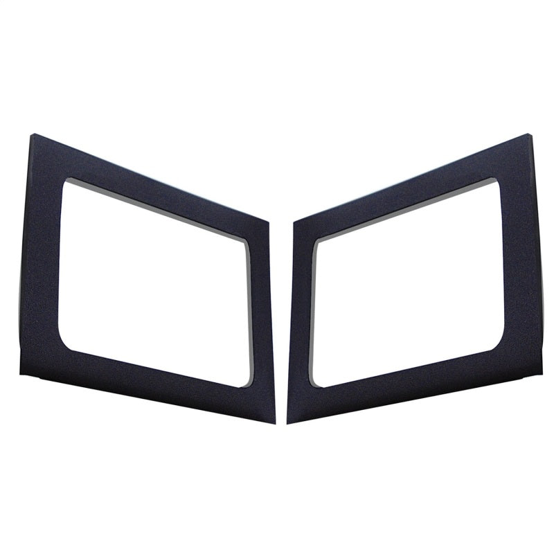 DEI 11-18 Jeep Wrangler JK 4-Door Boom Mat Rear Side Window Trim - 2 Piece - Black 50149 50149 Photo - Primary
