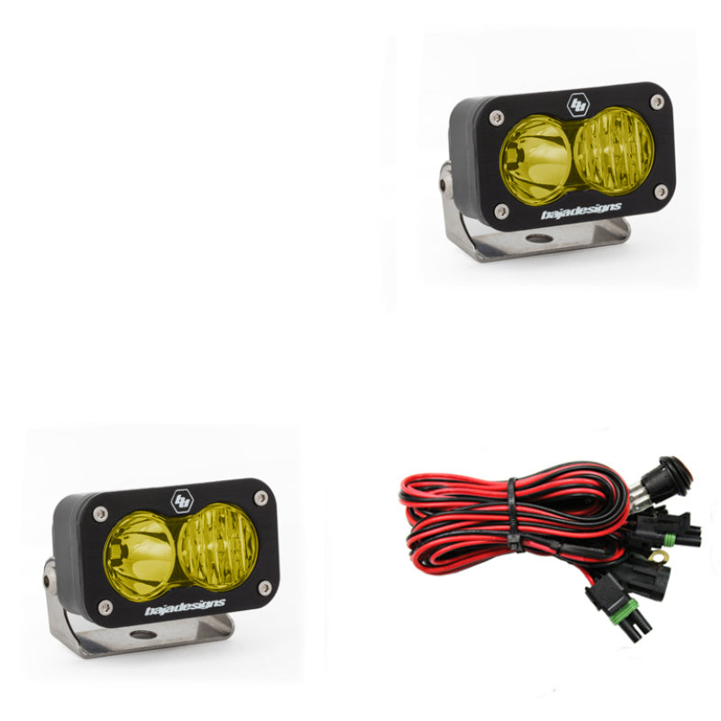 Baja Designs S2 Sport Black LED Auxiliary Light Pod Pair - Universal 547813 Photo - Primary