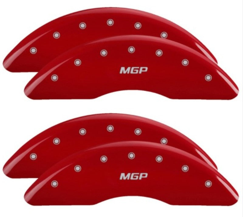 MGP 4 Caliper Covers Front & Rear 2019+ Ram 2500/3500 Red Finish w/ MGP Logo 55007SMGPRD 55007SMGPRD User 1