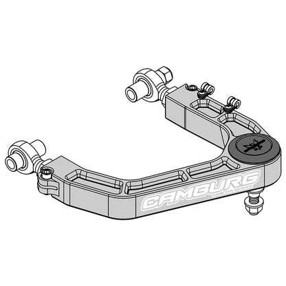 Camburg Toyota Tundra 2WD/4WD 07-21 KINETIK V2 Performance Billet Uniball Upper Arms CAM-310187-GRY CAM-310187-GRY User 1
