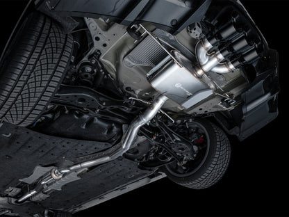 AWE Tuning 2024 Acura Integra Type S DE5 FWD Touring Edition Exhaust w/ Triple Diamond Black Tips 3015-53335 3015-53335 Photo - Mounted