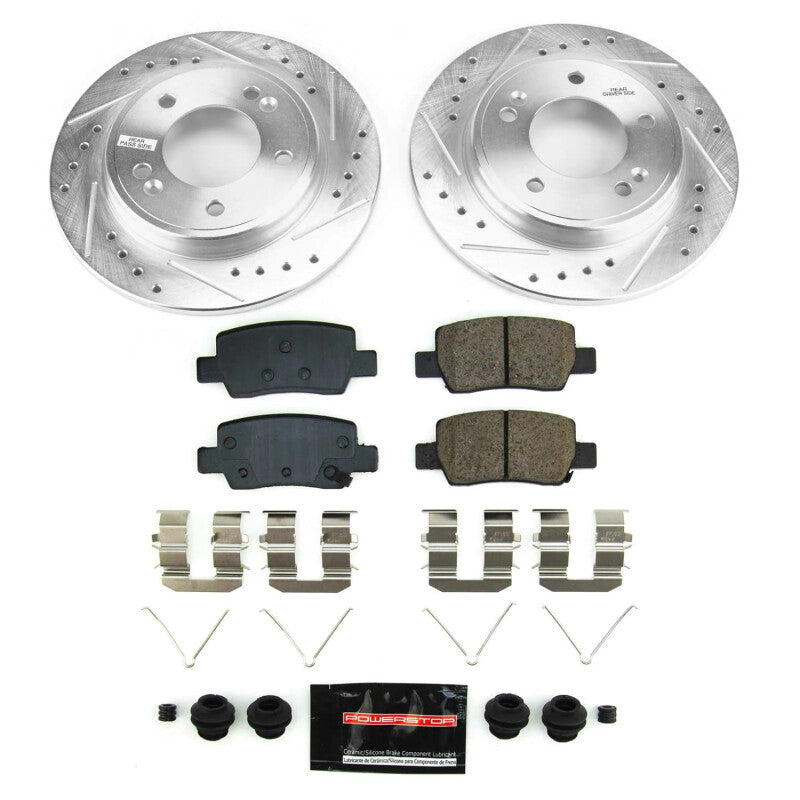 PowerStop Power Stop 21-23 Hyundai Elantra Rear Z23 Evolution Brake Kit K9106 K9106 Photo - Primary