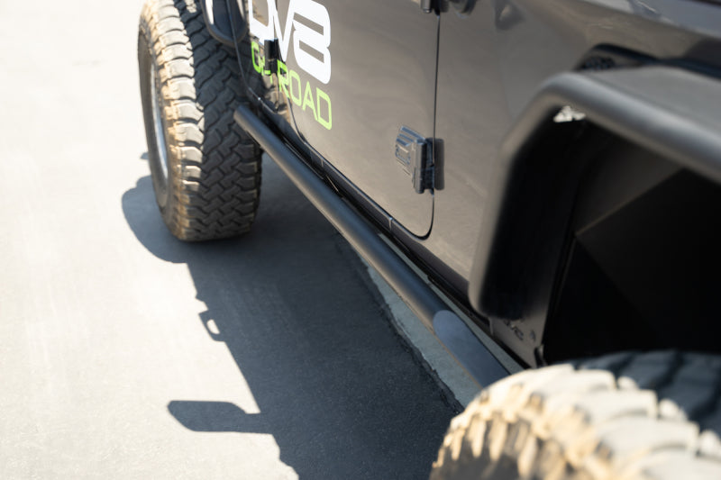 DV8 Offroad 18-23 Jeep Wrangler JL 4 Door FS-15 Series Rock Sliders SRJL-07 SRJL-07 Photo - Unmounted