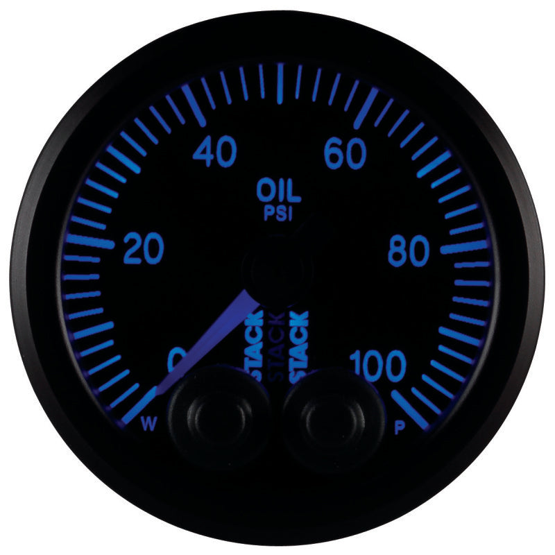 Autometer Gauge OilP Pro-Cntrl 52mm Blk 100psi ST3502 User 8