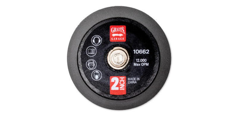 Griots Garage 2in Random Orbital Backing Plate 10662 10662 User 1