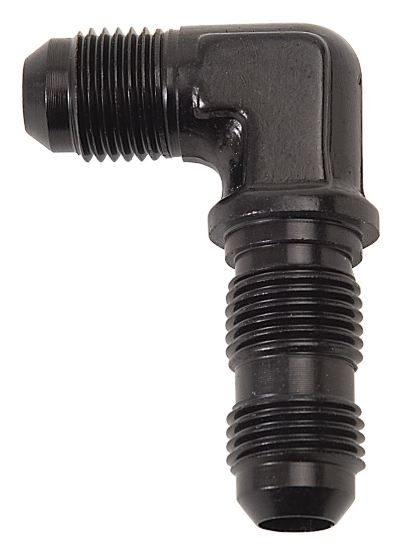 Russell -6 AN 90° Flare Bulkhead Adapter (Black Finish) 661253 Photo - Primary