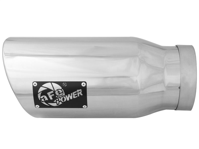 aFe MACH Force-Xp 5in 304 Stainless Steel Exhaust Tip: 5 In x 7 Out x 15L 49T50702-P15 Photo - Unmounted