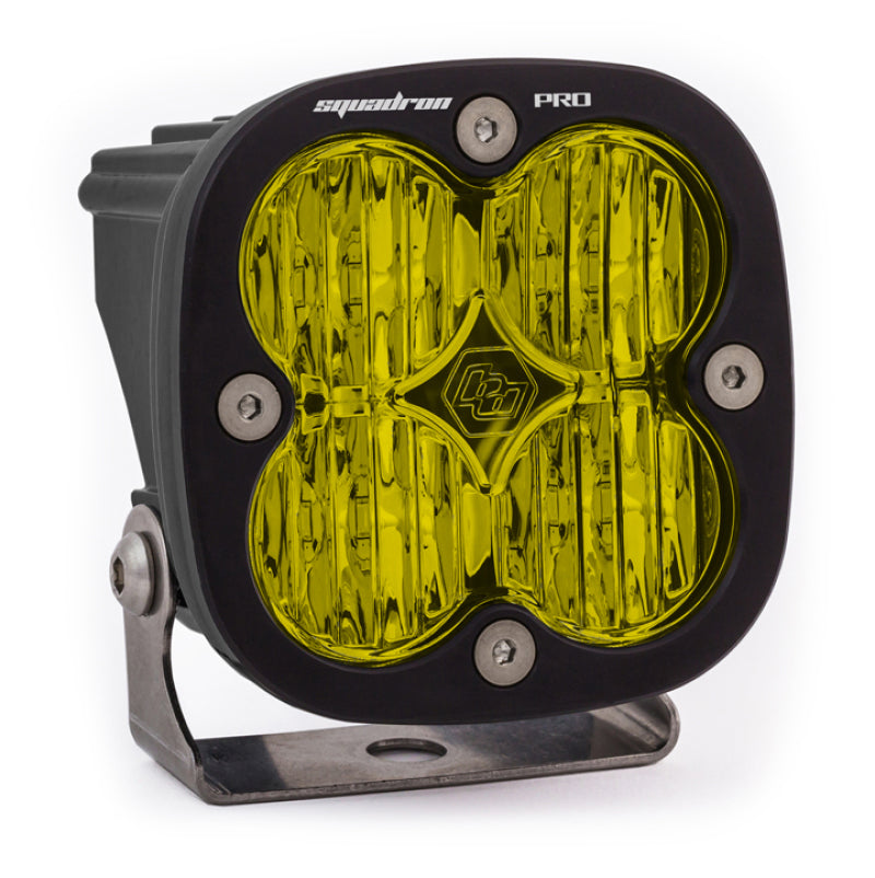 Baja Designs Squadron Pro Black Wide Cornering Pattern LED Light Pod - Amber 490015 490015 Photo - Primary