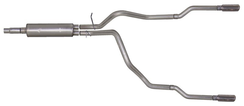 Gibson 98-01 Dodge Ram 1500 Sport 3.9L 2.5in Cat-Back Dual Split Exhaust - Stainless 66501 66501 Photo - Primary