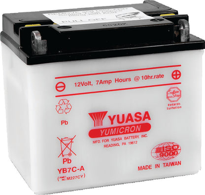 Yuasa Battery Yuasa YB7C-A Yumicron 12 Volt Battery YUAM227CY YUAM227CY Photo - Primary