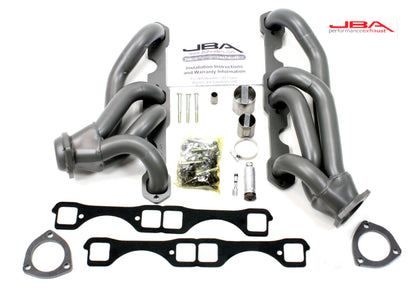 JBA 65-86 GM Truck 265-400 Carbureted w/A.I.R. 1-5/8in Primary Ti Ctd Cat4Ward Header 1830S-6JT 1830S-6JT Photo - Primary