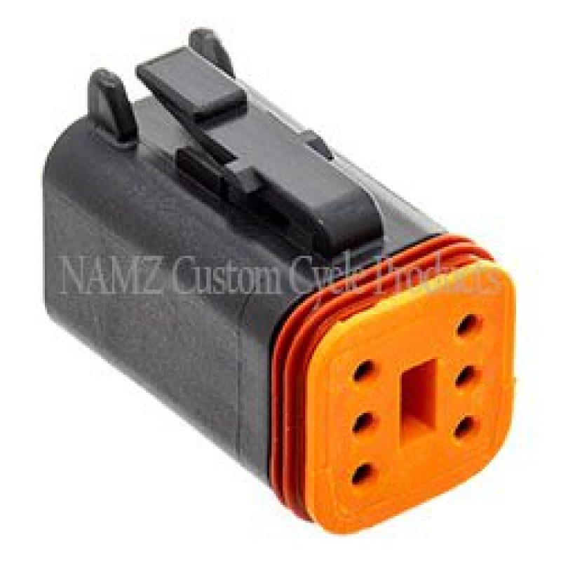 NAMZ Deutsch DT Series 6-Wire Plug & Wedgelock - Black (Repl. HD 72116-94BK) DP-6B DP-6B Photo - Primary