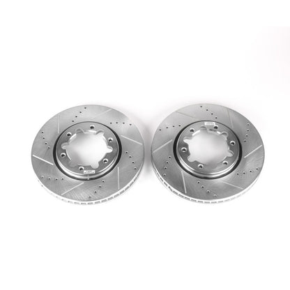 PowerStop Power Stop 06-09 Nissan Patrol (Middle East Market) Front/Rear Drilled & Slotted Rotor (Pair) JBR1580XPR JBR1580XPR Photo - Primary