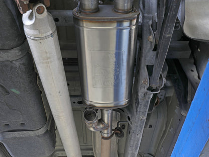 aFe 09-18 Ram 1500 V8 5.7L Hemi Gemini XV 3in 304 SS Cat-Back Exhaust w/ Polished Tips 49-32083-P 49-32083-P Photo - Mounted