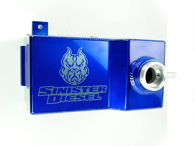 Sinister Diesel 2013-2015 GM Duramax 6.6L LML Degas Bottle - Blue SD-DEGAS-LML-13 SD-DEGAS-LML-13 Photo - Primary