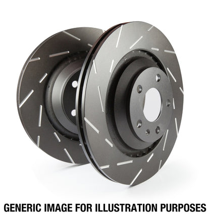 EBC 84-92 Rover Mini 1.0 USR Slotted Front Rotors USR182 USR182 Photo - Primary