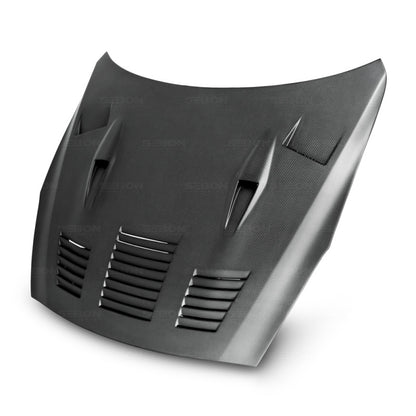 Seibon 09-12 Nissan GTR R35 Carbon Fiber Hood HD0910NSGTR-GTII/HD0910NSGTR-GTII-DRY HD0910NSGTR-GTII-DRY Photo - Primary