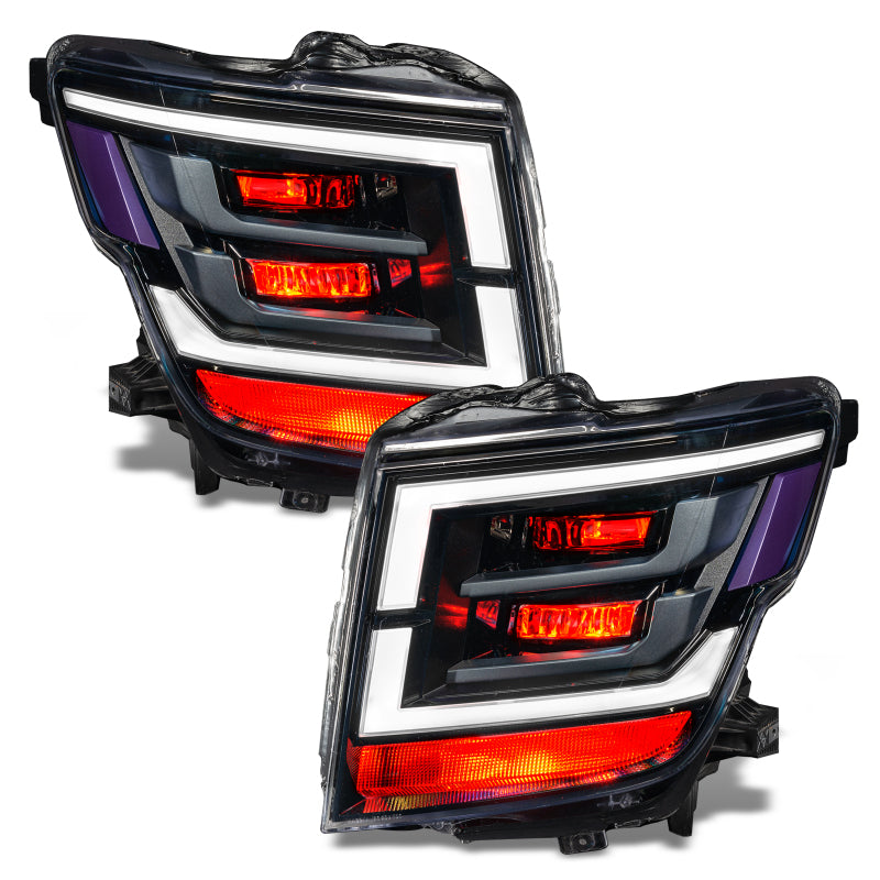 ORACLE Lighting Oracle 21-22 Nissan Titan Demon Eye RGB Headlight Upgrade Kit - ColorSHIFT w/o Controller 1464-334 1464-334 Photo - out of package